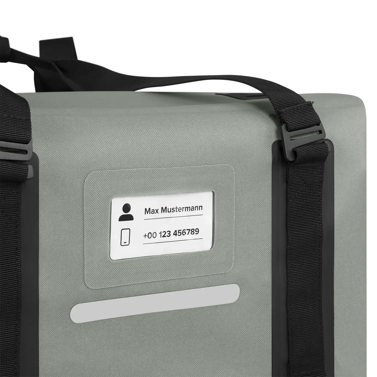 Tasca esterna e tasca per l'indirizzo