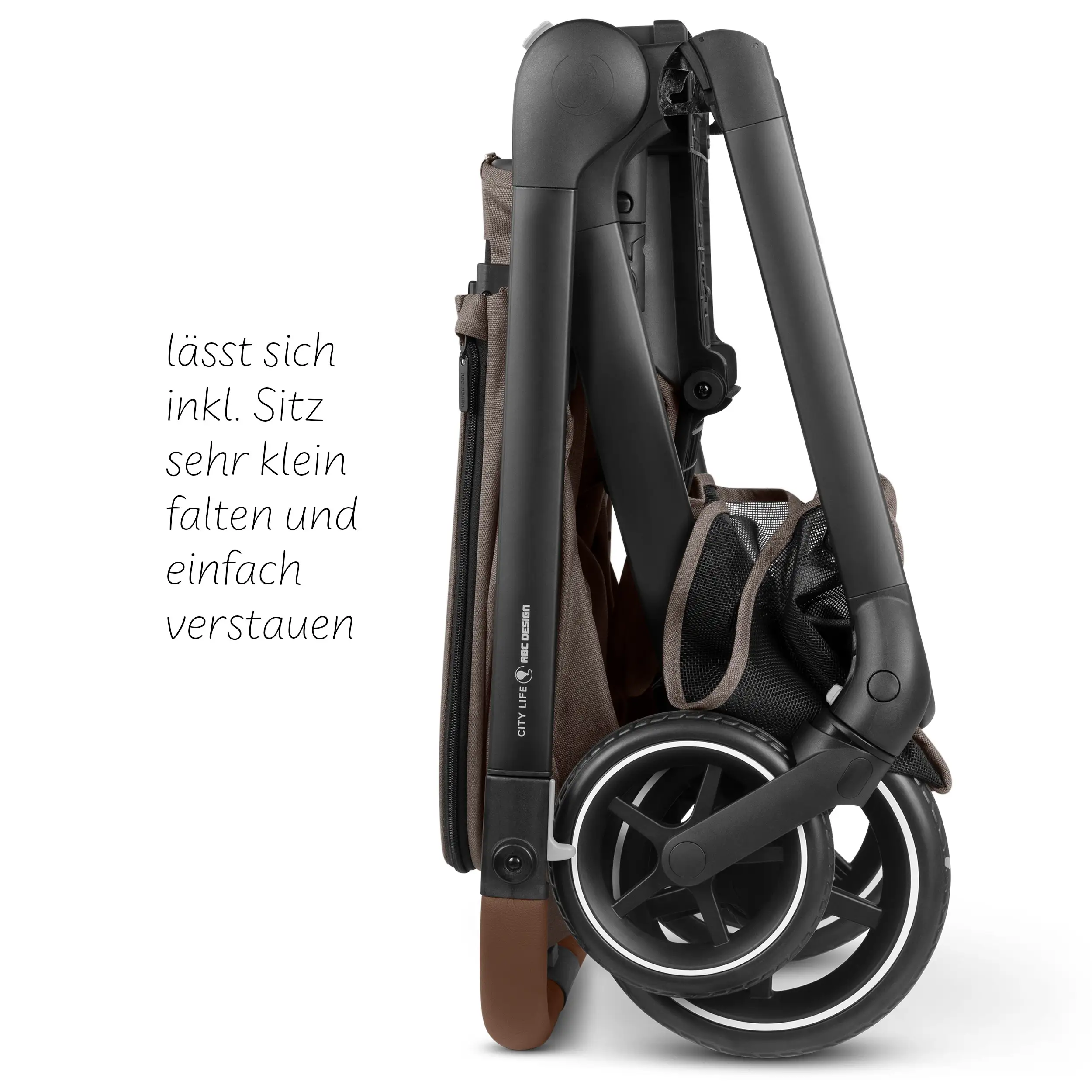 Set passeggino 3in1 City Life incl. ovetto Maxi-Cosi Pebble 360 Pro 2 - Nature