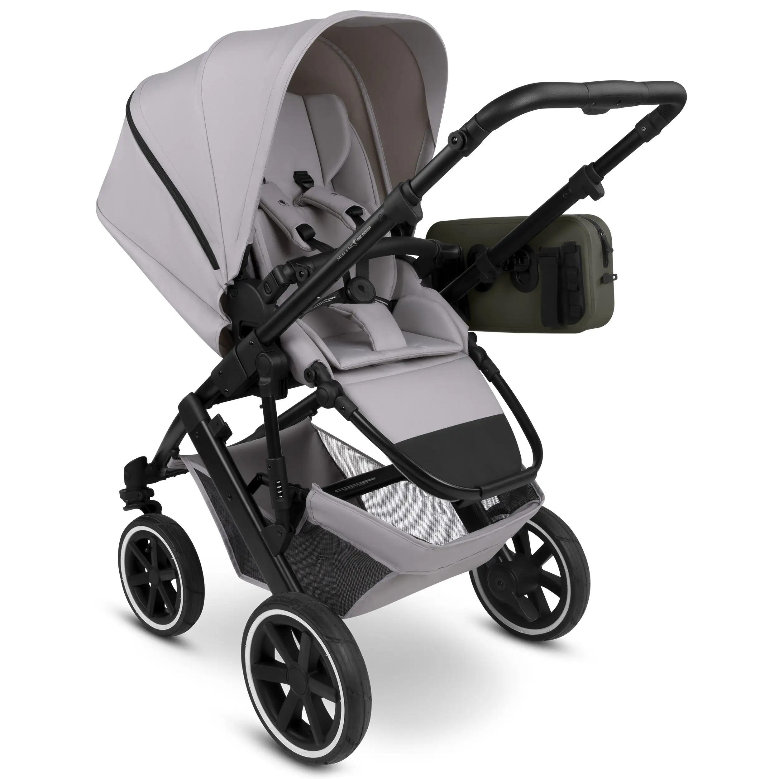 Borsa da sella Ginevra 4,5L per Passeggino, biciclette e uso quotidiano - Avocado