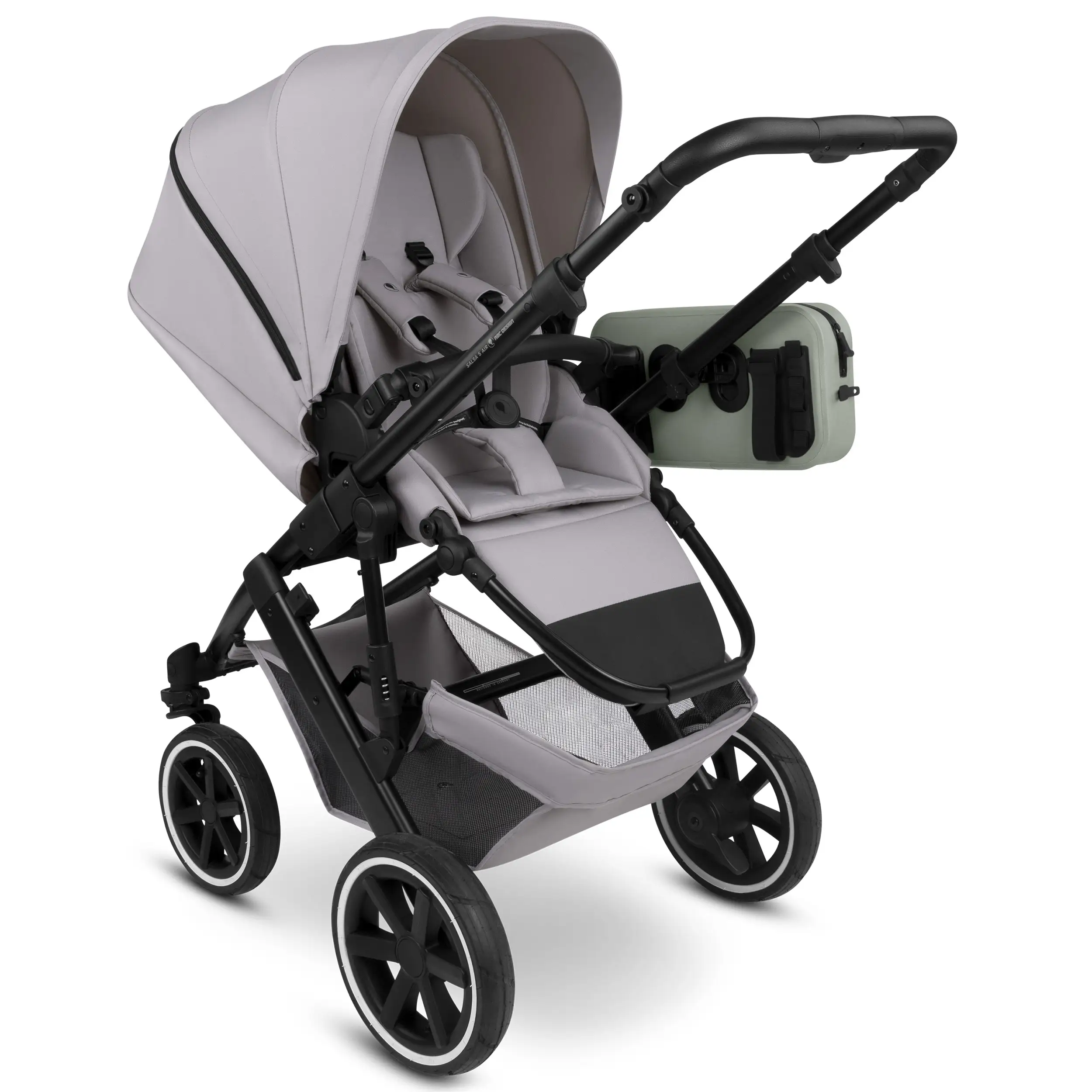 Borsa da sella Ginevra 4,5 L per passeggino, biciclette e uso quotidiano - Pino