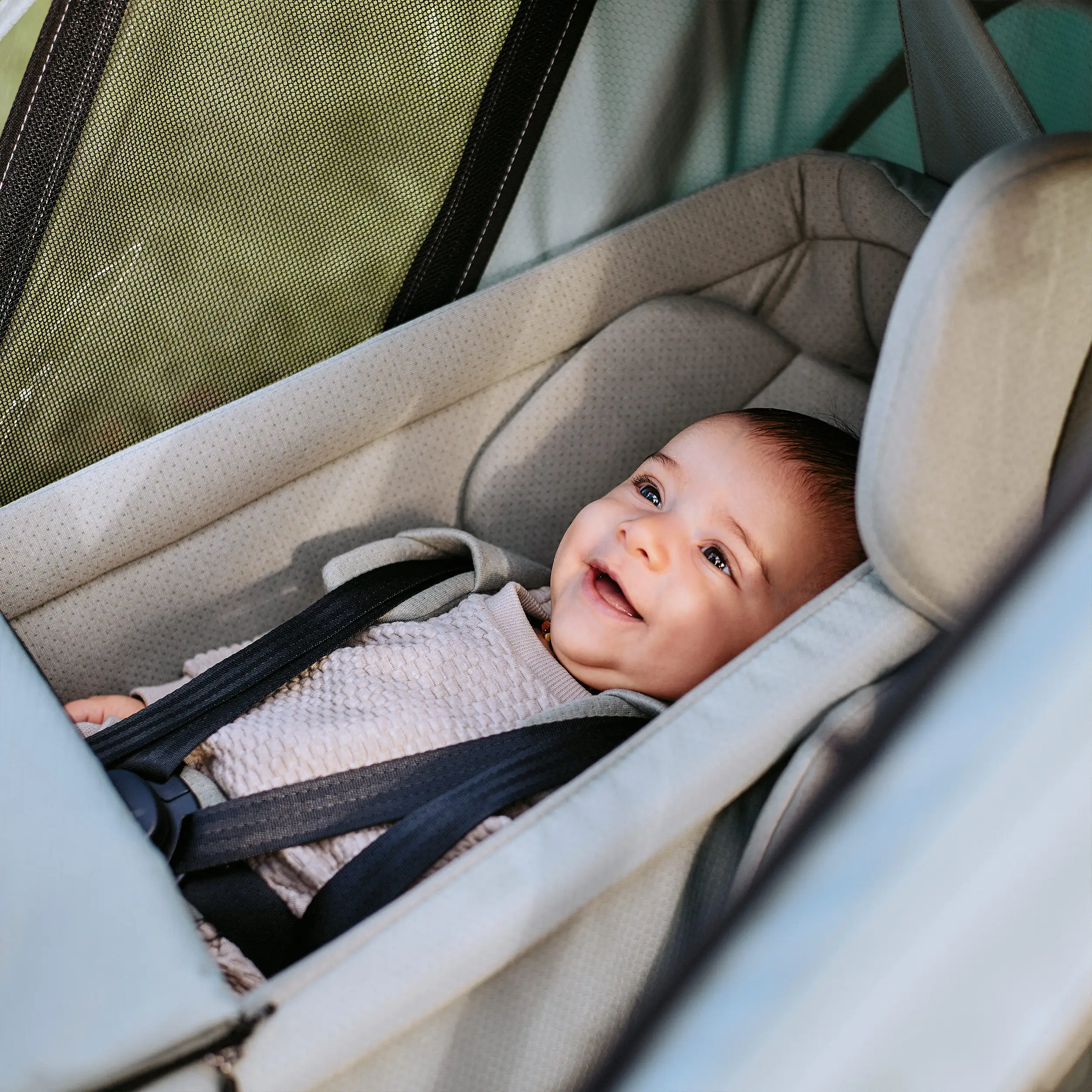 Riduttore per neonati per rimorchio per biciclette Tour - Olive