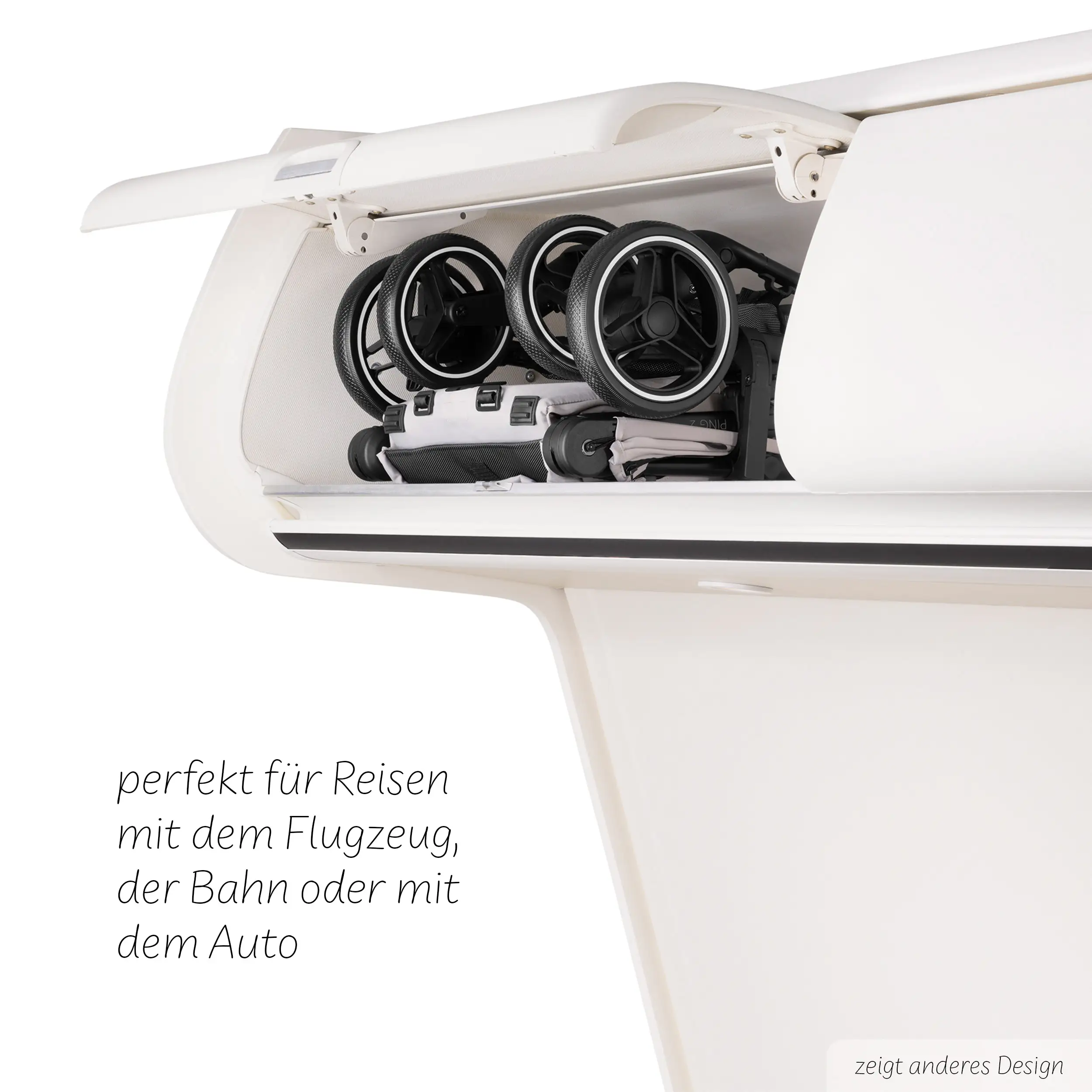 Passeggino da viaggio Ping 3 Trekking - Avocado